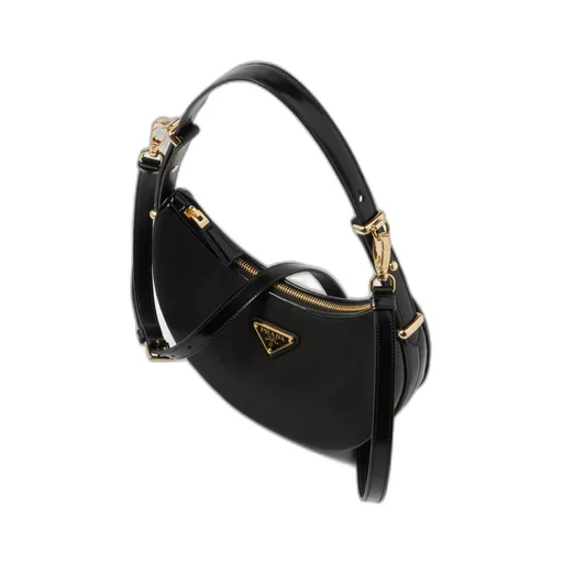 Prada Arqué Re-Nylon and brushed leather shoulder bag