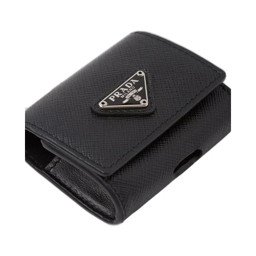 Saffiano leather headphone case