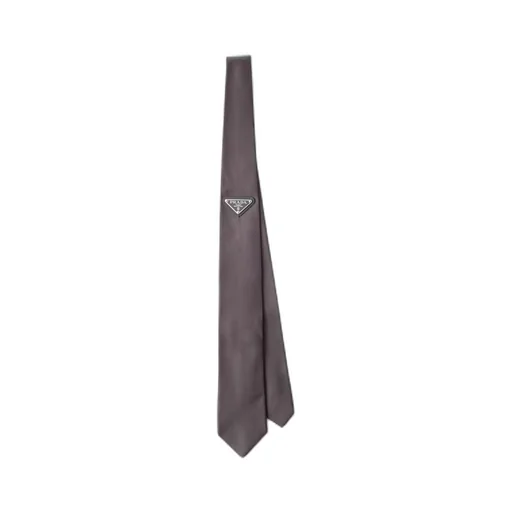 Re-Nylon gabardine tie