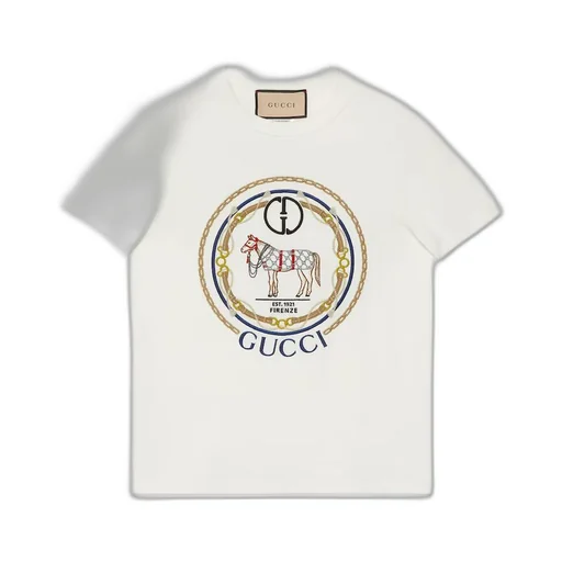 Cotton jersey T-shirt with Interlocking G