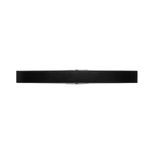 Belt with rectangular buckle