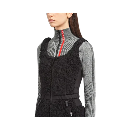 Short double fleece jumpsuit