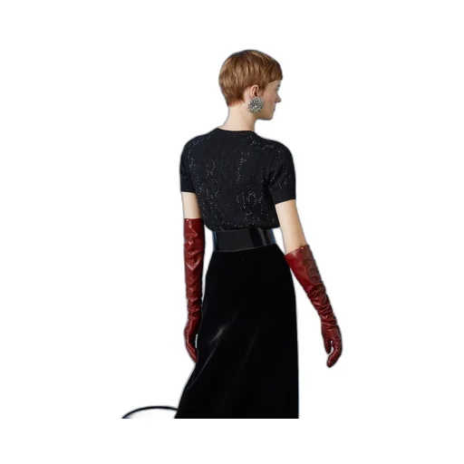 Fine wool GG crystal top