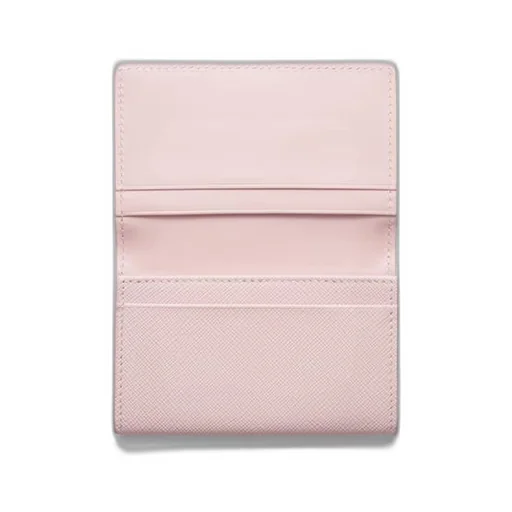 Saffiano leather card holder