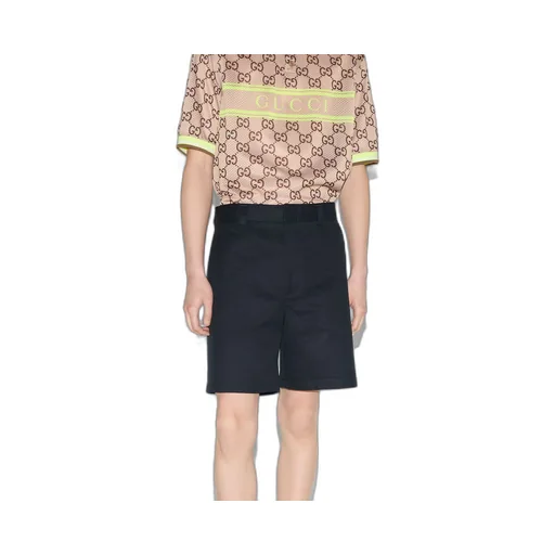 Double cotton twill short with Web