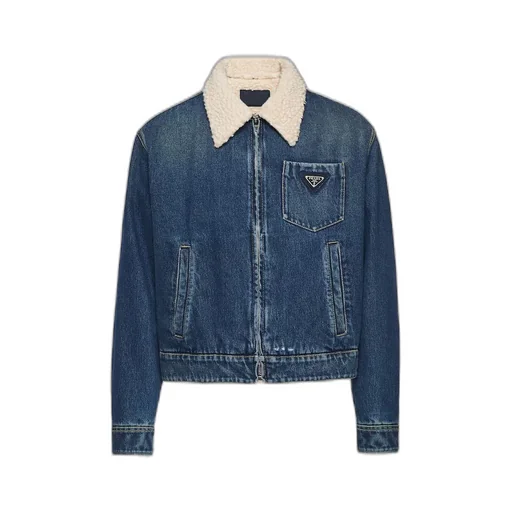Padded denim jacket
