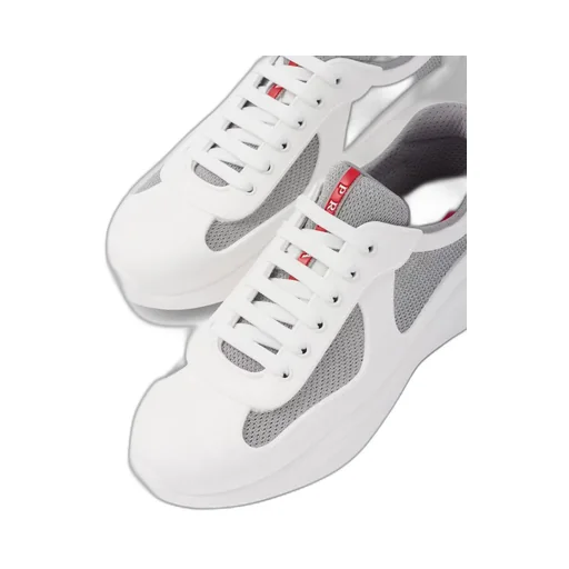 Prada America's Cup Soft rubber and bike fabric sneakers