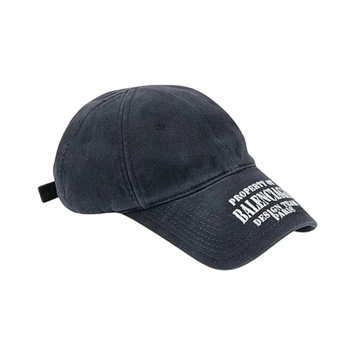Property Of Embroidered Denim Ball Cap