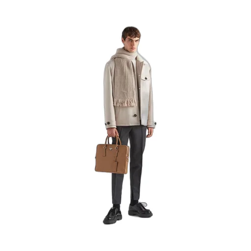 Saffiano Leather Work Bag