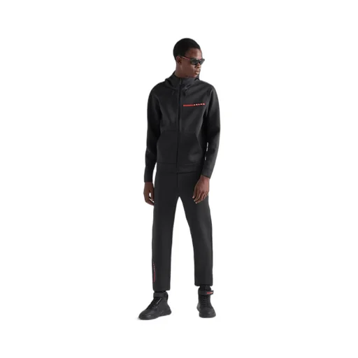 Technical fabric hoodie