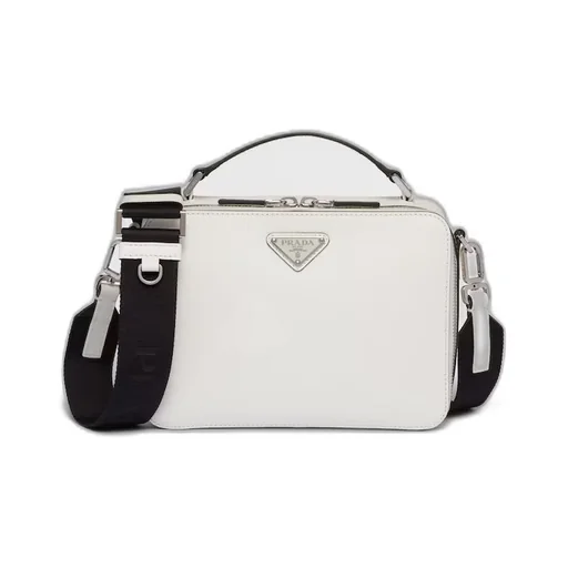 Medium Prada Brique Saffiano leather bag