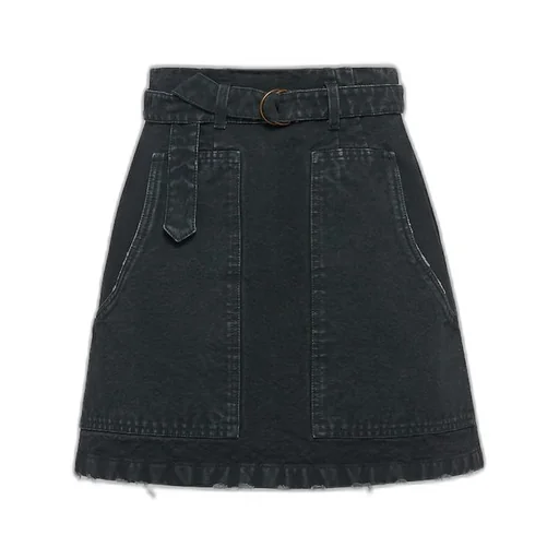 Canvas miniskirt