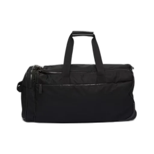 Re-Nylon and Saffiano leather trolley
