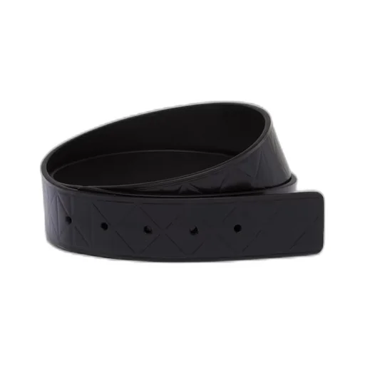 Brushed leather belt strap
