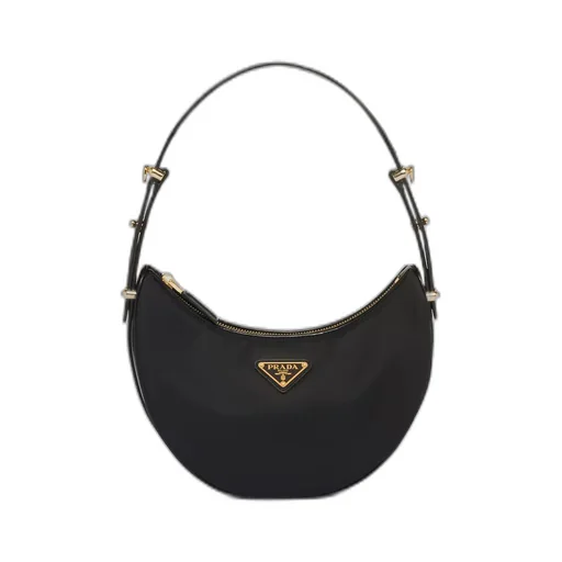 Prada Arqué Re-Nylon and brushed leather shoulder bag