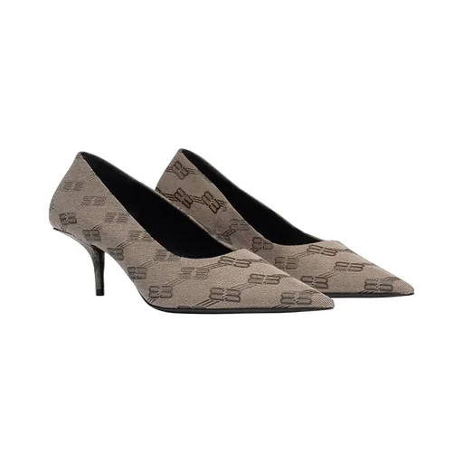 60mm Square Knife BB Monogram Pumps