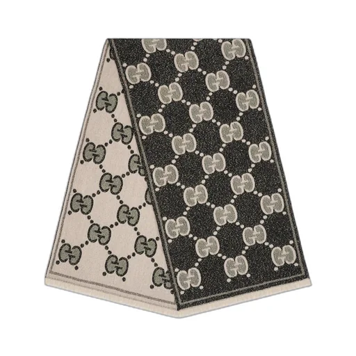 GG wool jacquard scarf