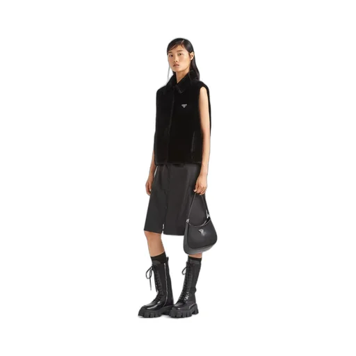 Shearling vest