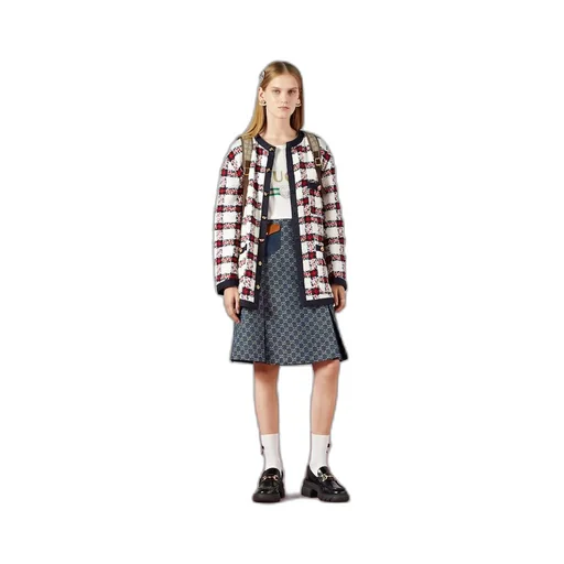 Check tweed jacket