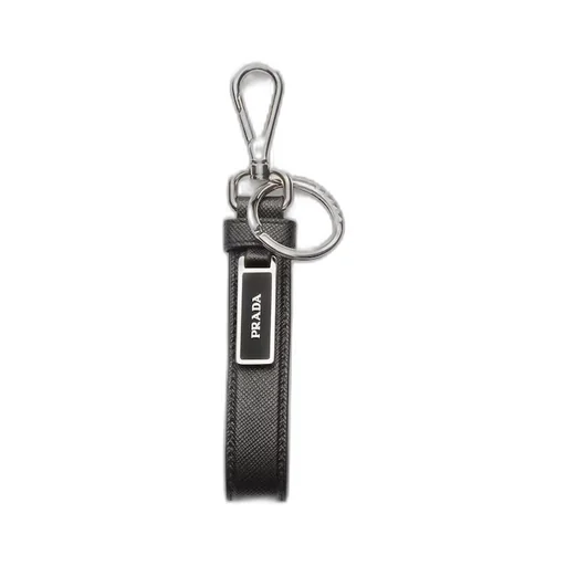 Saffiano Leather Keychain