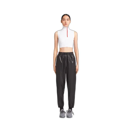 Light Re-Nylon wide-leg pants
