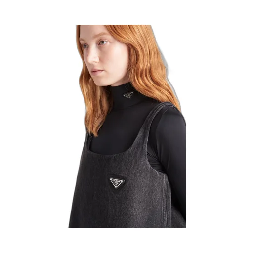 Jersey turtleneck top