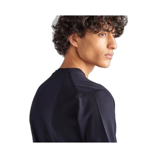 Superfine wool crew-neck sweater