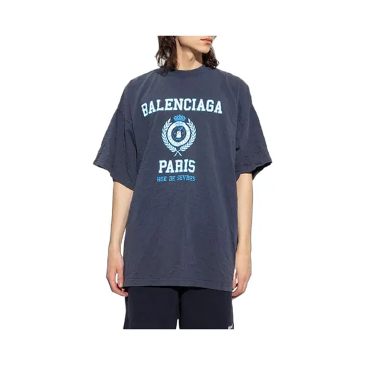 College Crest Oversized T-Shirt
