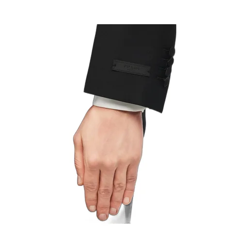 Singled-breasted two-button wool mohair tuxedo