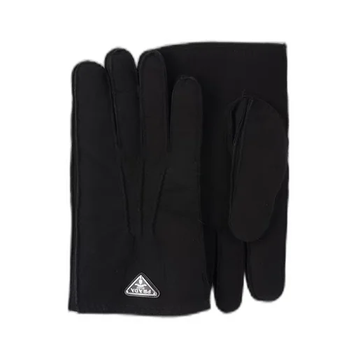 Suede sheepskin gloves