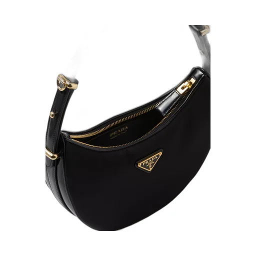 Prada Arqué Re-Nylon and brushed leather shoulder bag