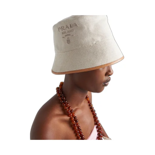 Linen blend bucket hat