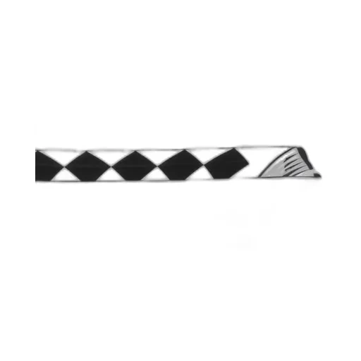 Large square porcelain catchall tray - Checkerboard