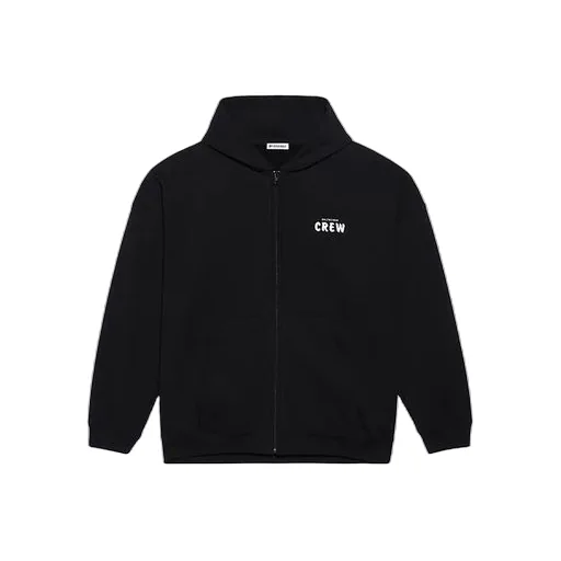 Crew Print Zip-up Hoodie