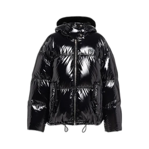 Shiny Re-Nylon down jacket