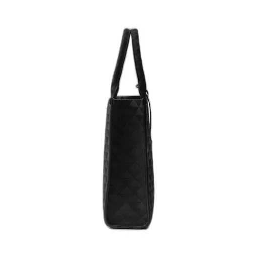 Prada Symbole large embroidered fabric bag