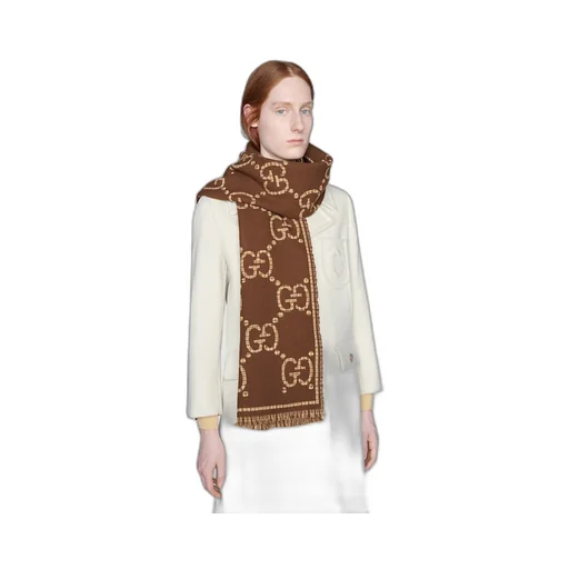 GG wool scarf