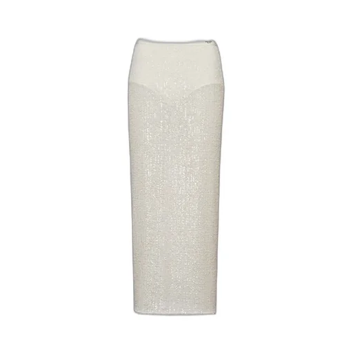 Stretch sequin skirt