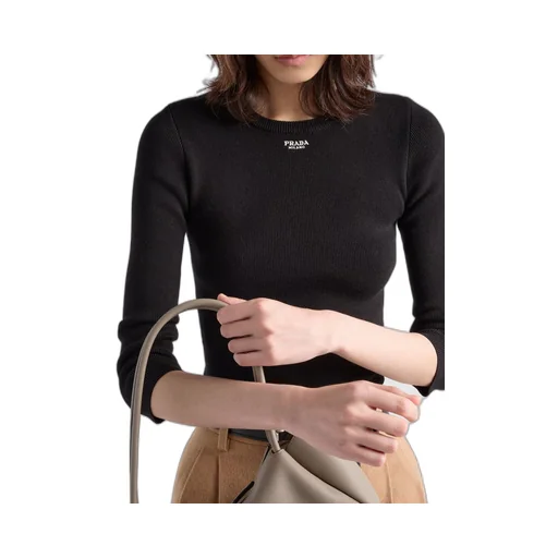 Cotton crew-neck sweater