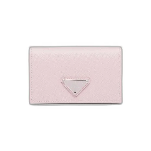Saffiano leather card holder