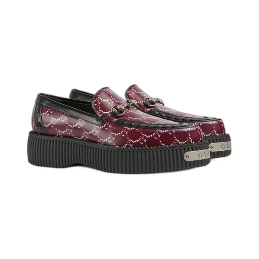 Men's Gucci Horsebit GG creeper loafer