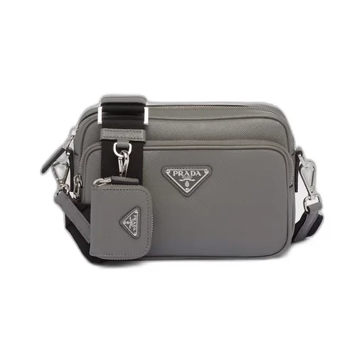 Saffiano leather shoulder bag