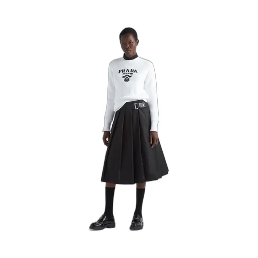 Cotton crew-neck sweater