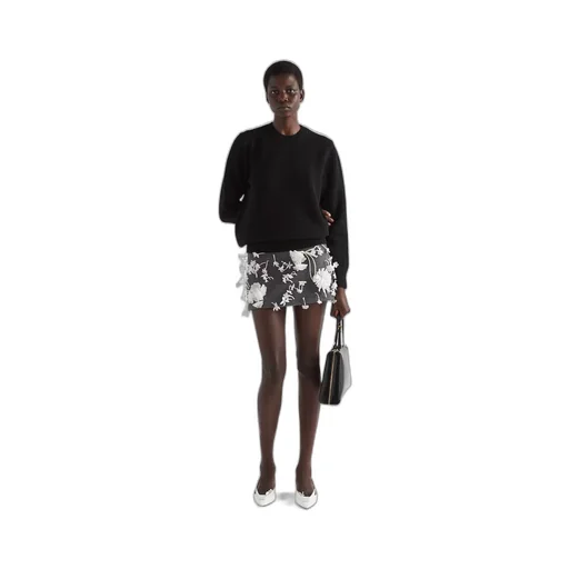 Wool and cashmere crew-neck sweater