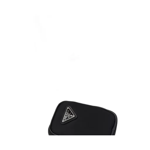 Re-Nylon and Saffiano leather shoulder bag