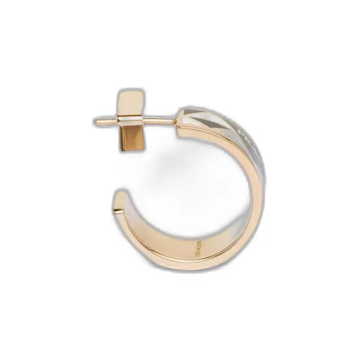 Enameled metal earrings