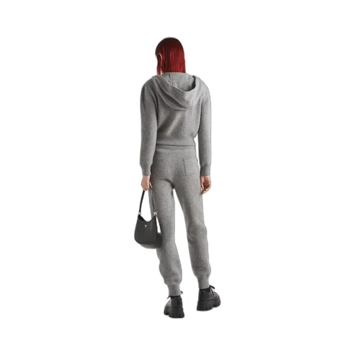 Cashmere hoodie jacket