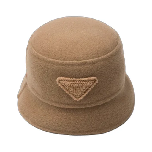 Velour cloth bucket hat