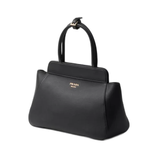 Medium leather tote bag