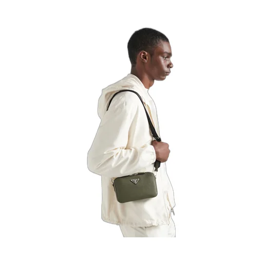 Prada Brique Saffiano leather bag